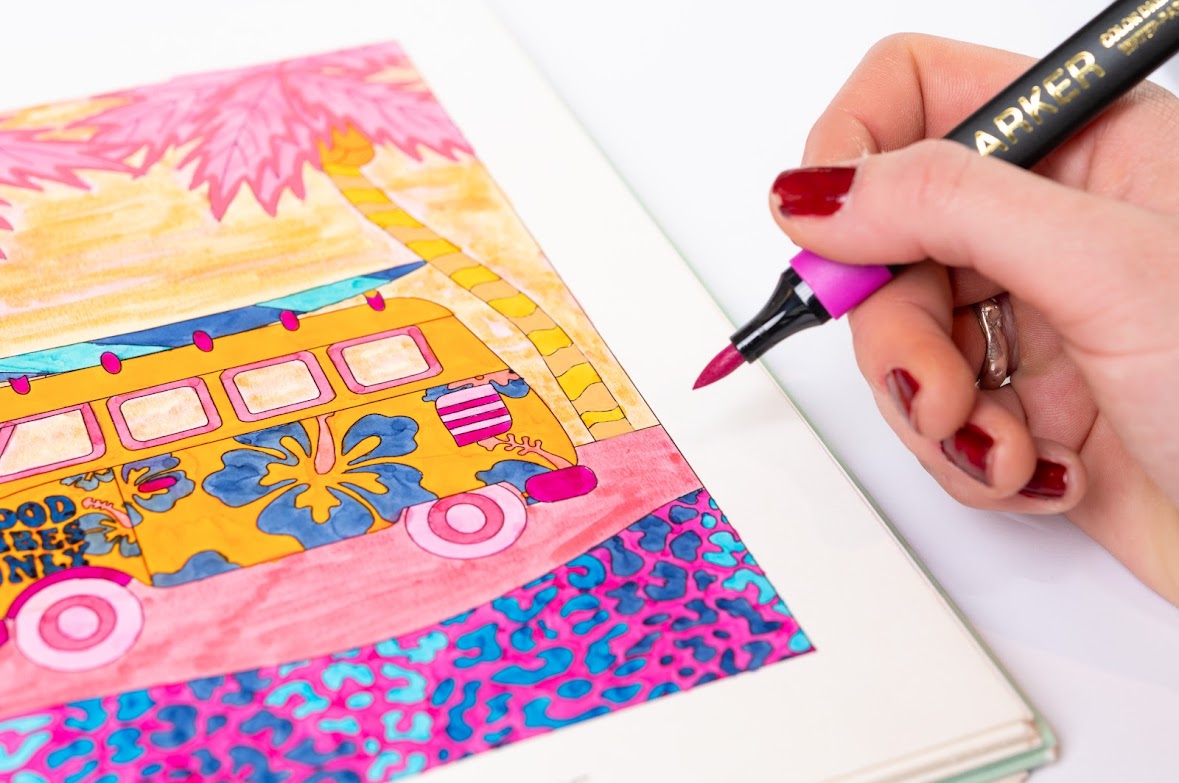 Plumones Acuarelables Punta Pincel