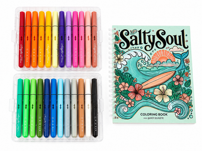 Pack Salty Soul + Plumones Acrílicos 24 unidades