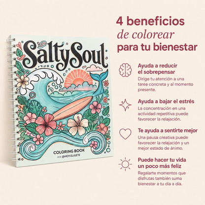 Pack Premium: Libro Salty Soul + 84 Acrílicos