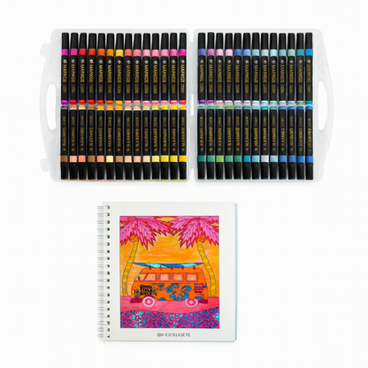 Plumones Acuarelables Punta Pincel