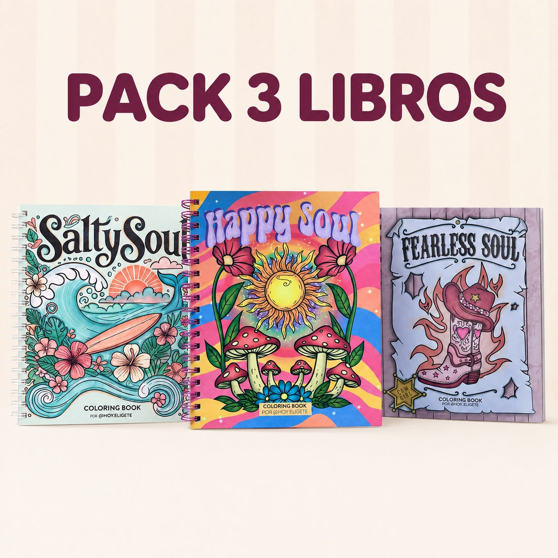 Pack 3 Libros Hoy Elígete