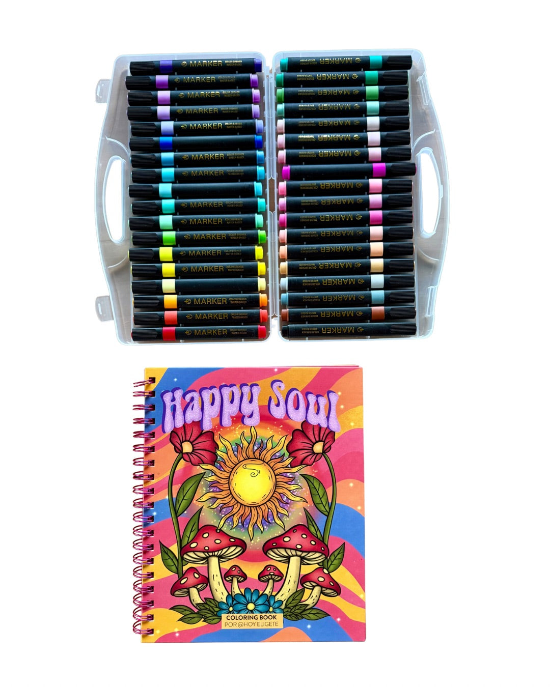 Pack Happy Soul + 36 Plumones acuarelables