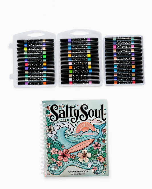 Pack Salty Soul + Plumones Glitter 36 unidades
