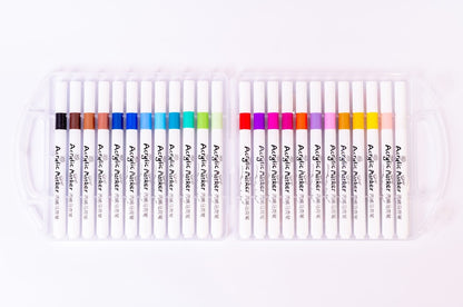 Travel Marcadores Acrílicos Punta Pincel