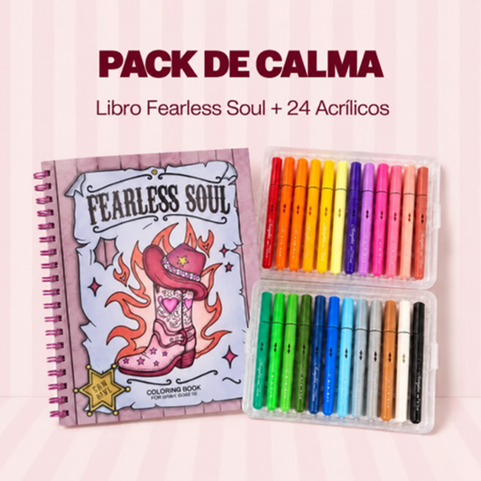 Pack Fearless Soul + Plumones acrílicos 24 unidades