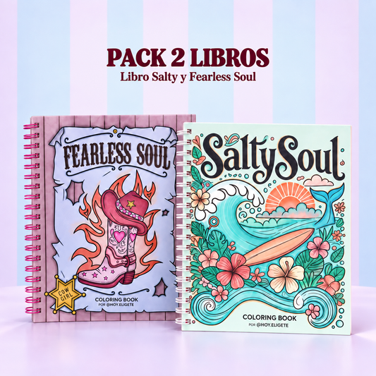 Pack 2 Libros para colorear
