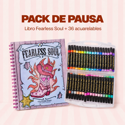 Pack Fearless Soul + 36 Plumones acuarelables