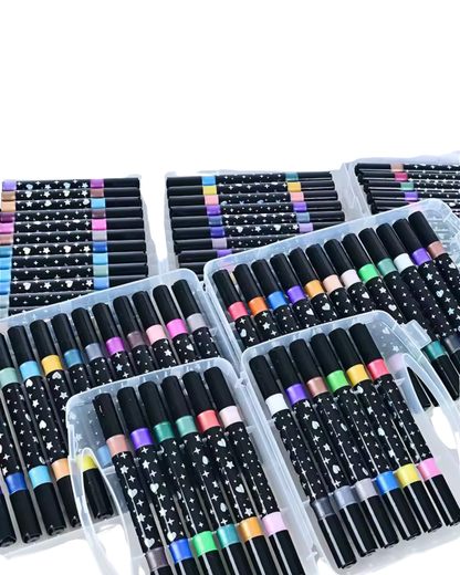 Plumón Glitter Dobles